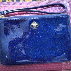 Kate Spade Sparkling Navy Wristlet